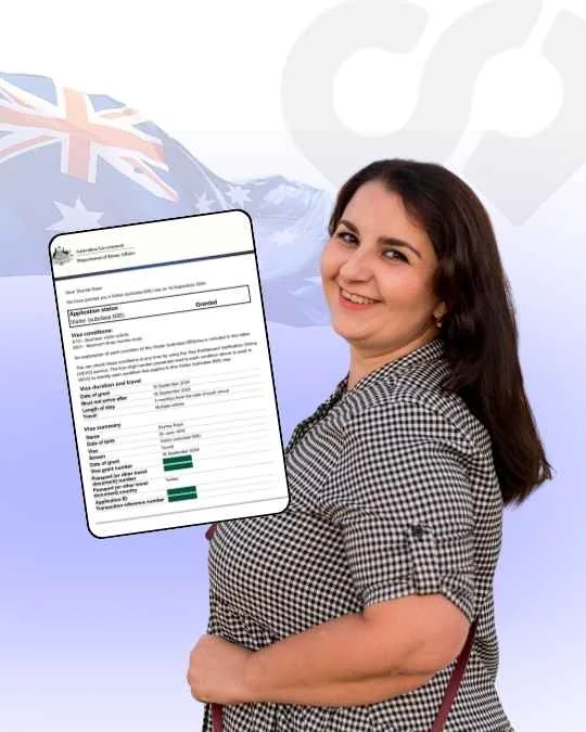 Zeynep Kaya, Visitor visa approved
