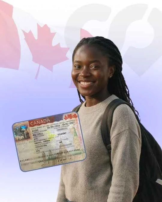 Abena Owusu, Study permit approved