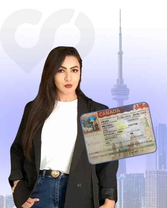 Sara Hosseini, Visitor visa approved