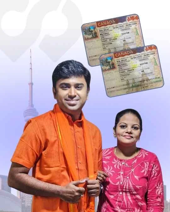 Annaya Singh & Reyansh Verma, Visitor visa approved