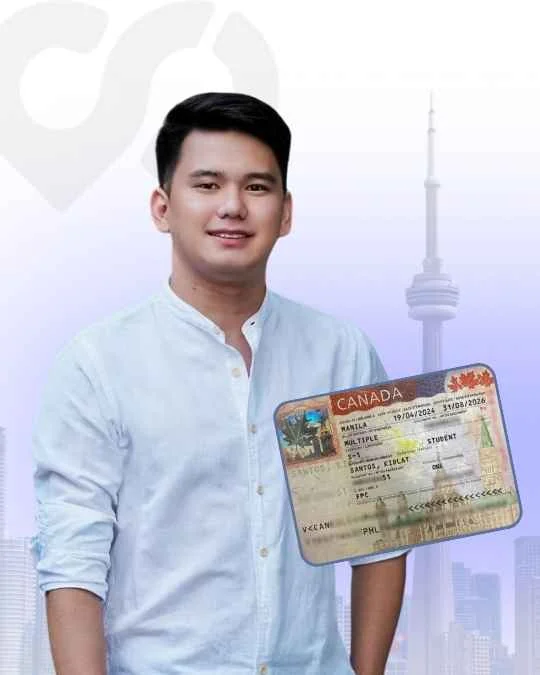 Kidlat Santos, Study permit approved