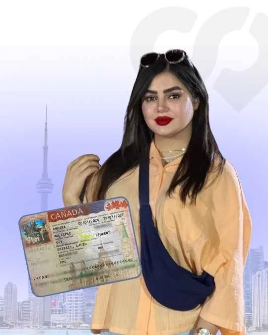 Laleh Shirazi, Study permit approved