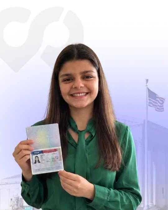 Ishita Arora, Visitor visa approved