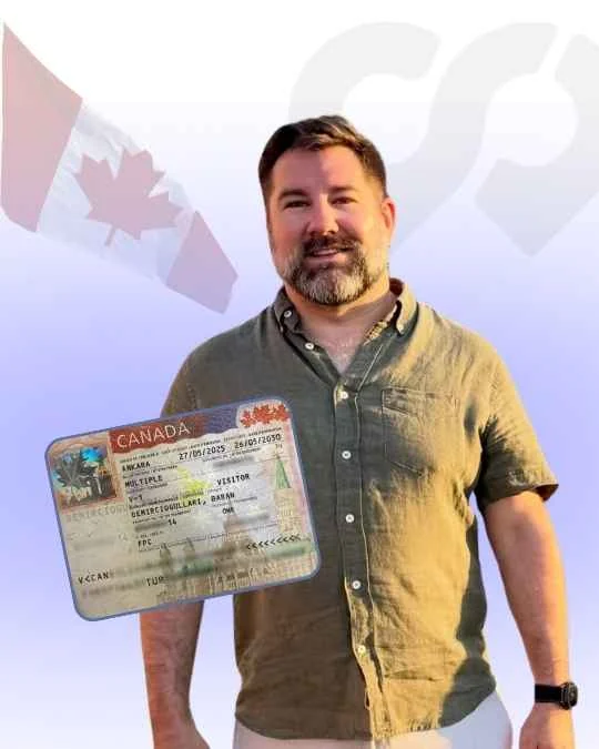 Baran Demircioğullar, Visitor visa approved