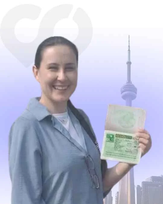 Nisan Eroglu, Visitor visa approved