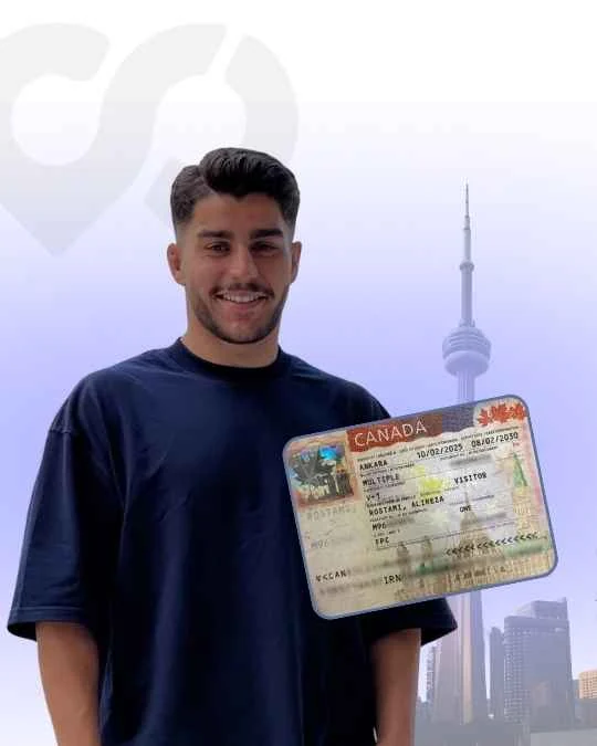 Alireza Rostami, Visitor visa approved