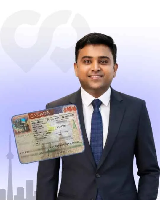 Vivaan Mehta, Visitor visa approved