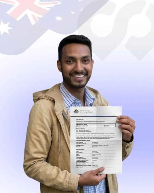 Vikram Nair, Visitor visa approved
