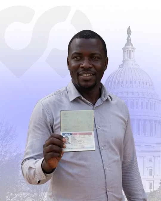 Kwame Asare, Work permit approved