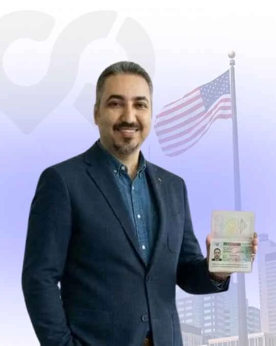 Farzad Mehrvarz, Visitor visa approved