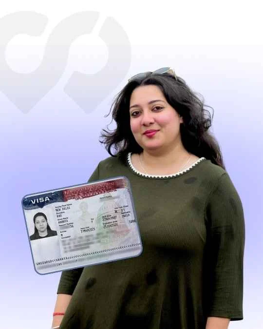 Ananya Rao, Work permit approved