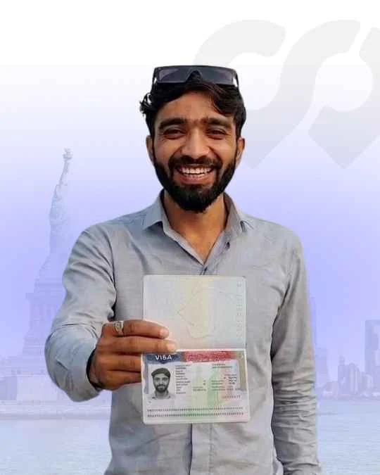 Rahul Bansal, Visitor visa approved
